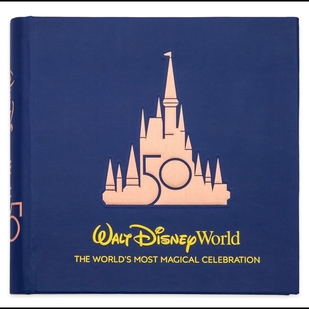 Wdw 50th Anniversary Mickey & Walt Photo Album
